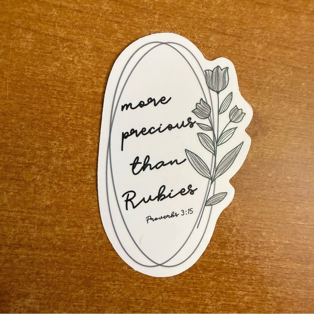 Inspirational‎ White and Black Sticker